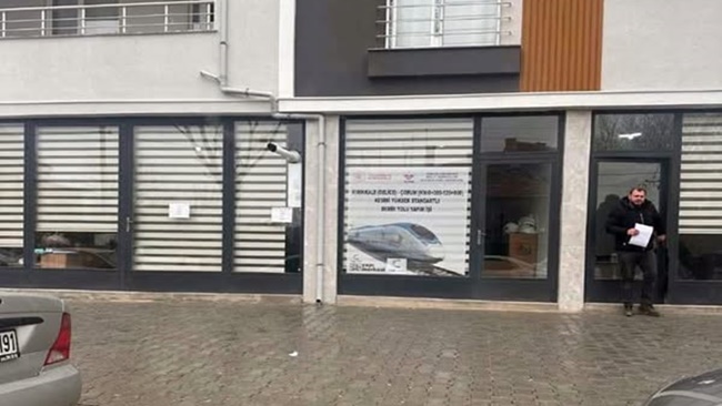 DEMİR YOLU İNŞAATININ PROJE OFİSİ AÇILDI