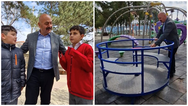 BAŞKAN İSBİR’DEN ÇOCUKLARA JEST