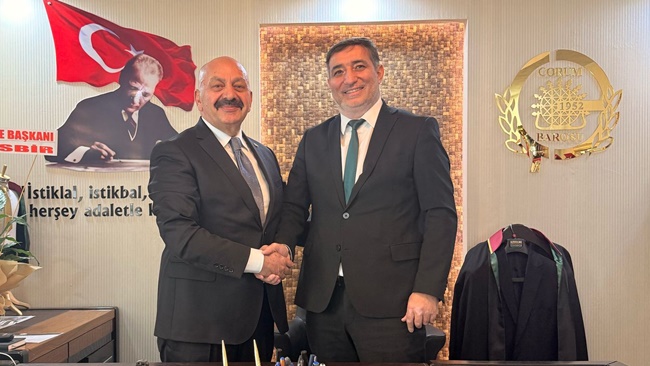 İSBİR’DEN BARO BAŞKANI KALIPCI’YA TEBRİK!