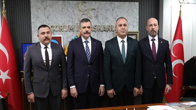 BAKAN ÇİFTÇİ’DEN MHP’YE ZİYARET!