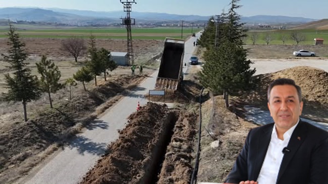 SUNGURLU'NUN İÇME SUYU HATTI YENİLENİYOR