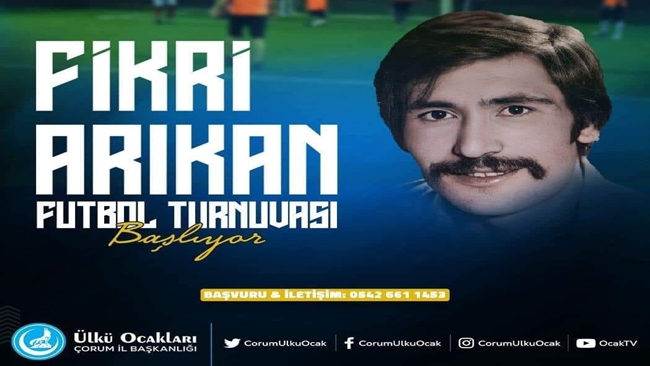 ÃœLKÃœCÃœ ÅžEHÄ°T FÄ°KRÄ° ARIKAN  ADINA FUTBOL TURNUVASI!