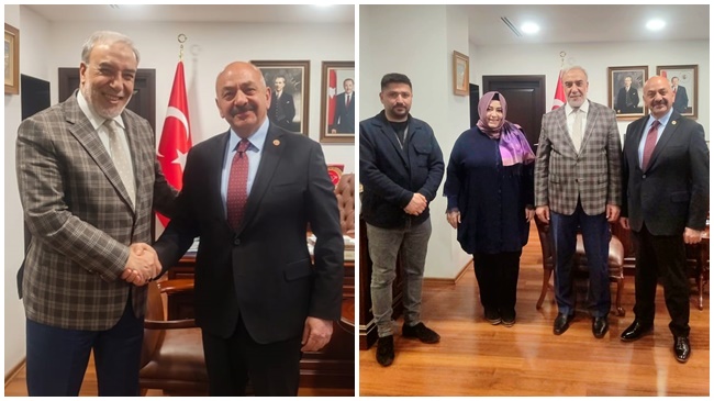 İSBİR, BAKAN YARDIMCISI  KULAKLIKAYA İLE GÖRÜŞTÜ