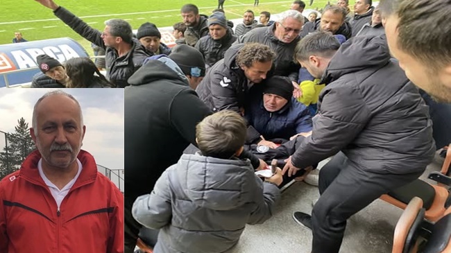 HAYRETTİN HOCA MAÇTA KALP KRİZİ GEÇİRDİ