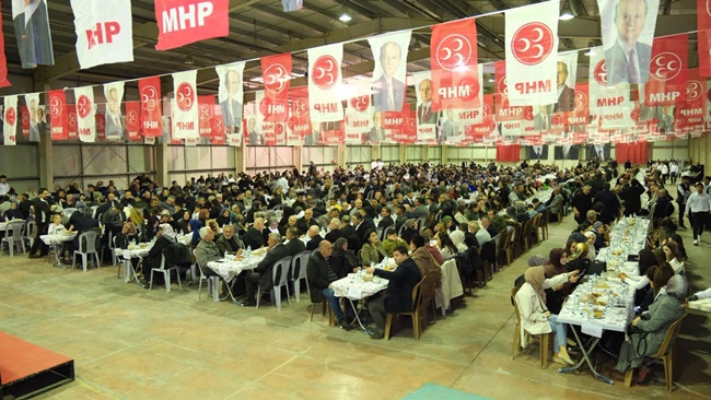 4 BİN KİŞİ MHP’NİN GÖNÜL SOFRASINDA BULUŞTU