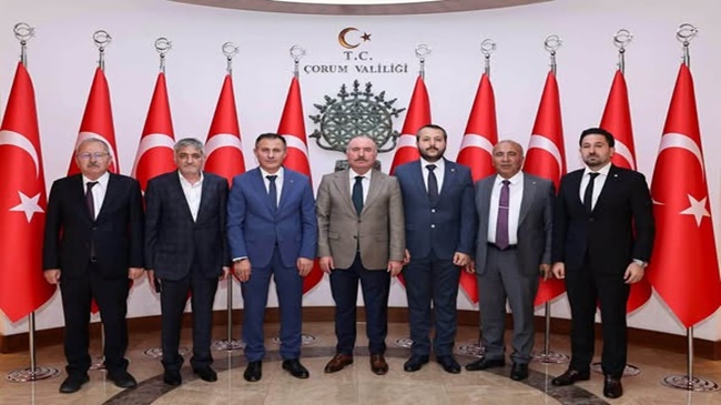 TİCARET BORSASI BAŞKANI YILMAZ  KAYA, VALİ ÇALGAN İLE GÖRÜŞTÜ