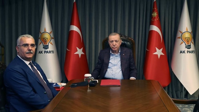 AHLATCI, CUMHURBAŞKANI  ERDOĞAN İLE GÖRÜŞTÜ