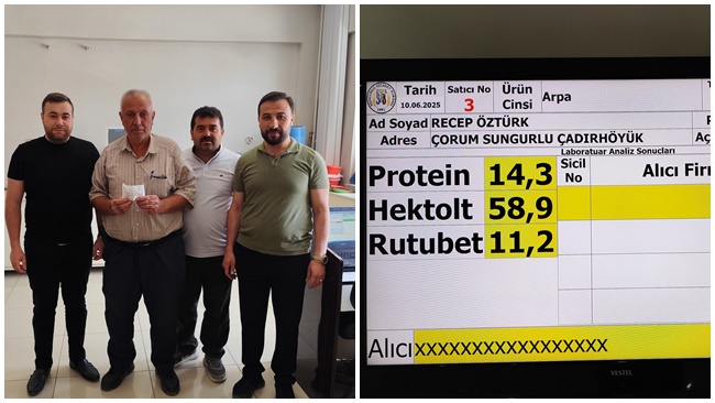 SEZONUN İLK MAHSULÜ BORSADA SATILDI