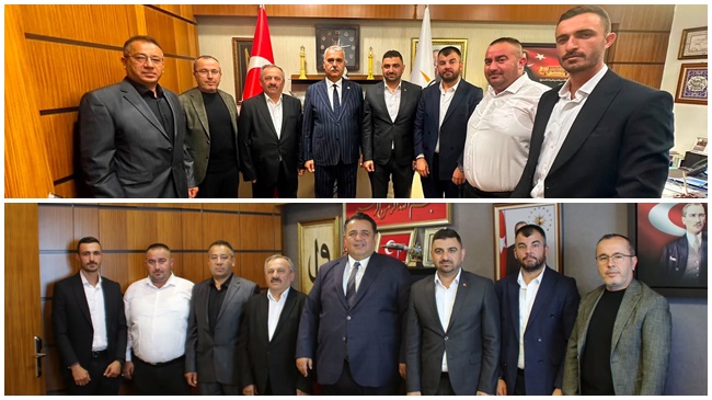 ZANAATKARLARDAN MİLLETVEKİLLERİNE ZİYARET!