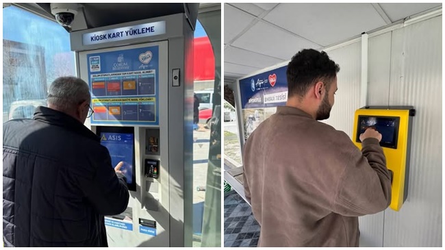 ÇORUM'DA TOPLU ULAŞIM KARTI  