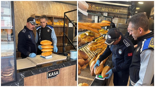 ZABITA EKİPLERİ FIRIN VE PASTANELERİ DENETLEDİ