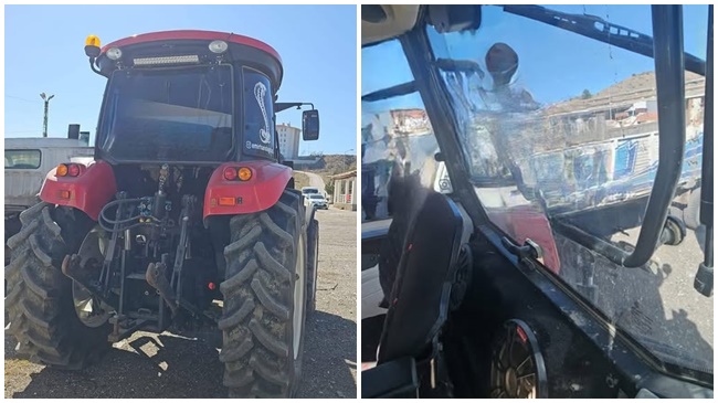 TRAKTÖRDE YÜKSEK SESLİ MÜZİK PAHALIYA PATLADI