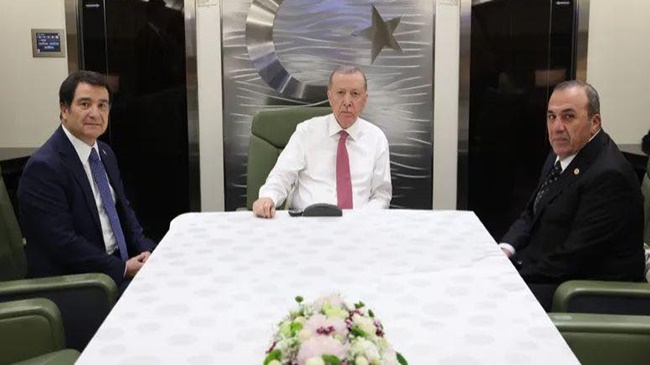 KAYRICI, CUMHURBAŞKANI  İLE BAŞ BAŞA GÖRÜŞTÜ