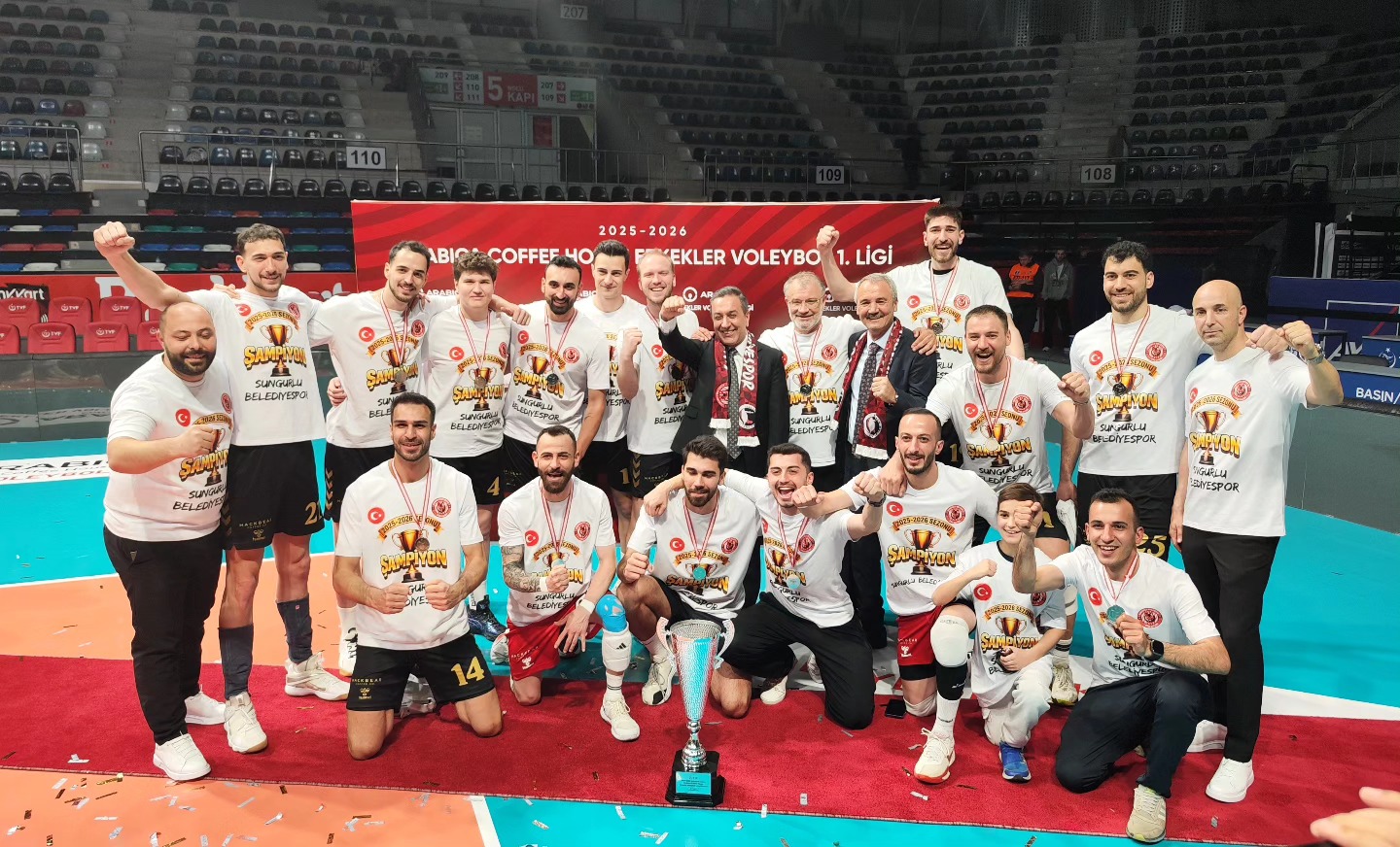 SUNGURLU BELEDİYESPOR  EFELER LİGİ’NE YÜKSELDİ!