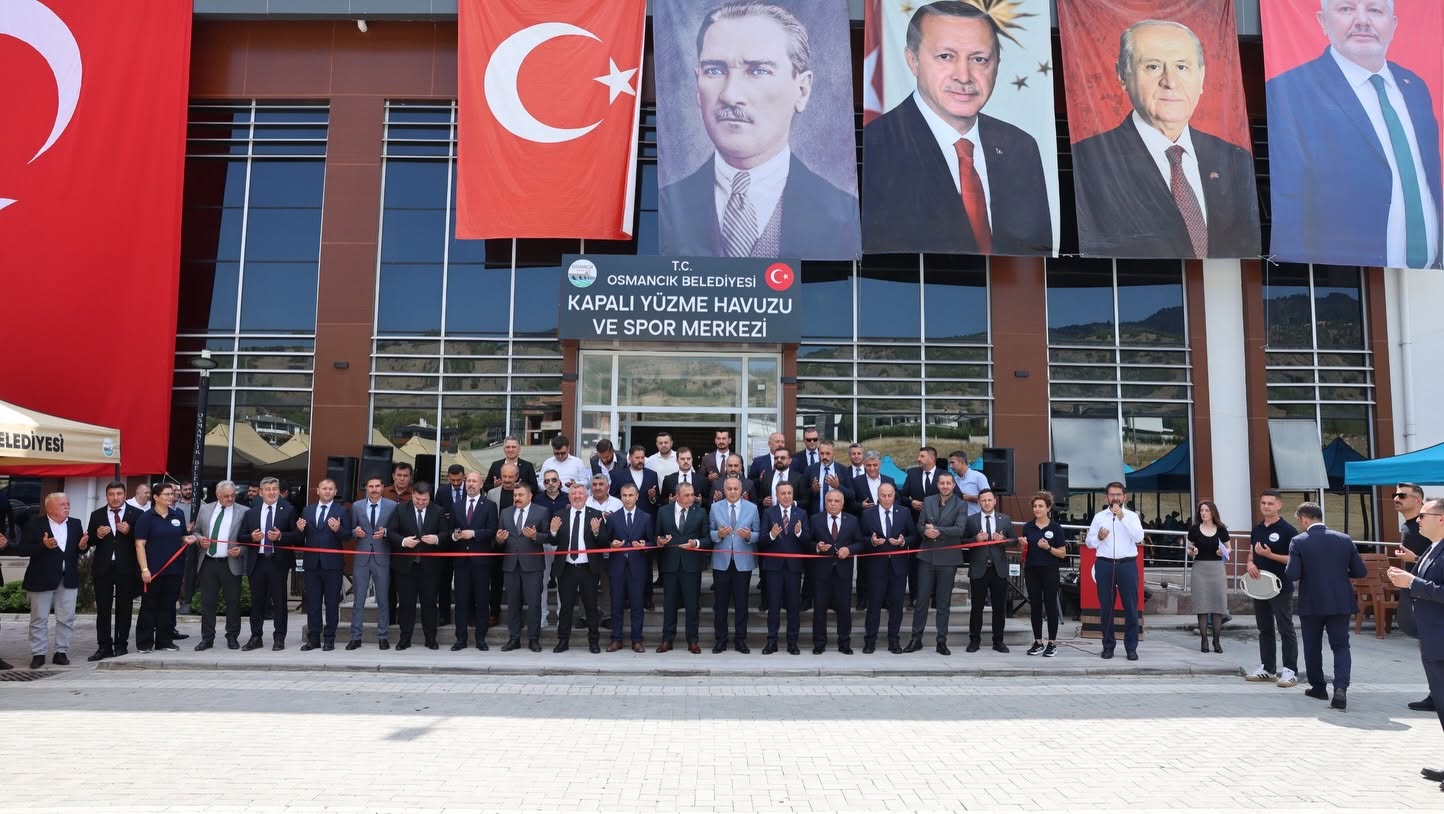 OSMANCIK'A MODERN SPOR TESİSİ HİZMETE AÇILDI