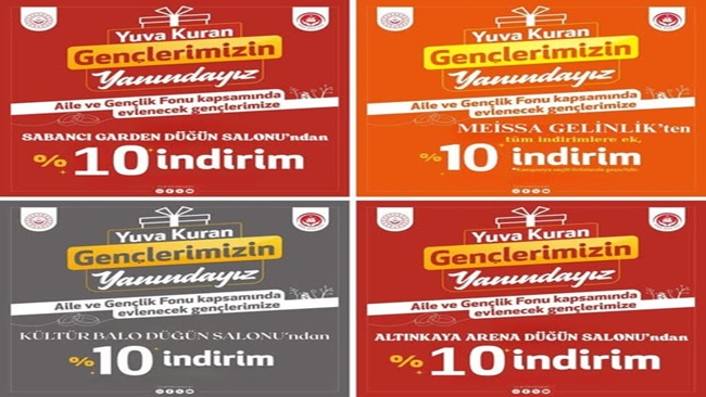 EVLENECEK ÇİFTLERE SALON VE GELİNLİK İNDİRİMİ!