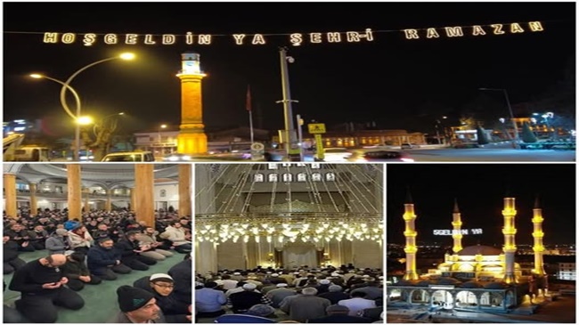 ÇORUM’DA HATİMLE TERAVİH  KILINACAK CAMİLER BELLİ OLDU