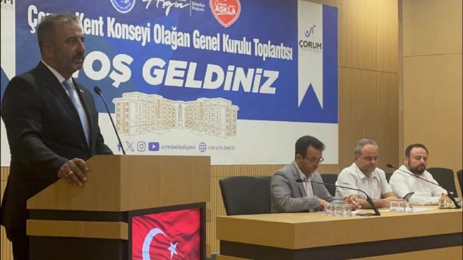 ÇORUM KENT KONSEYİ OLAĞAN  GENEL KURULU 29 HAZİRAN’DA!