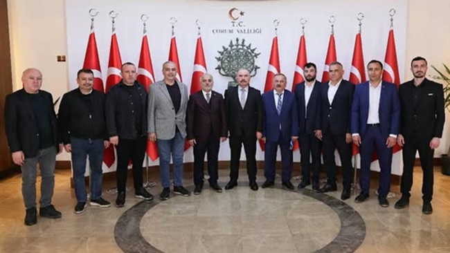 KOOPERATİF BAŞKANLARINDAN  VALİ ALİ ÇALGAN’A ZİYARET!