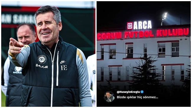EROĞLU’NDAN ANLAMLI MESAJ!  “BİZDE IŞIKLAR HİÇ SÖNMEZ…”