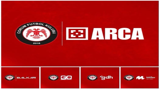 ARCA ÇORUM FK'NIN FORMA  SPONSORLARI BELLİ OLDU